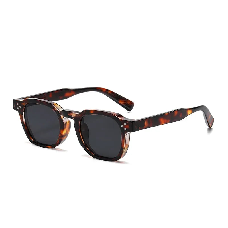 Vintage Rivet Square Sunglasses
