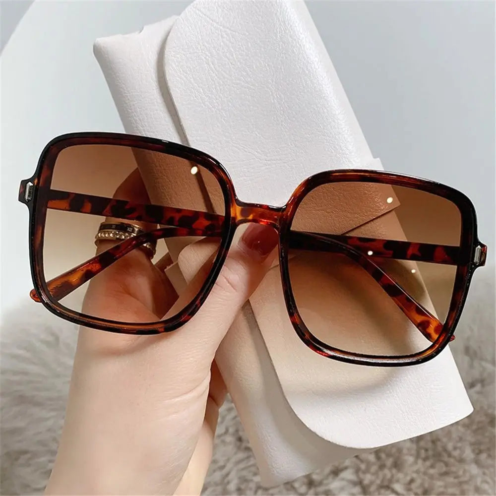 Oversized Vintage Square Sunglasses