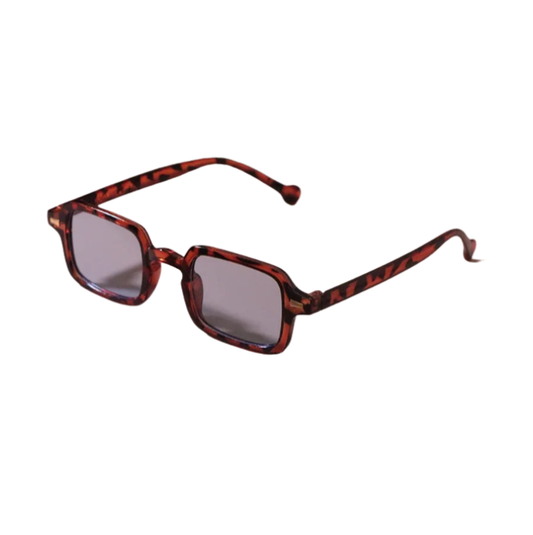 Vintage Mirrored Rectangle Sunglasses